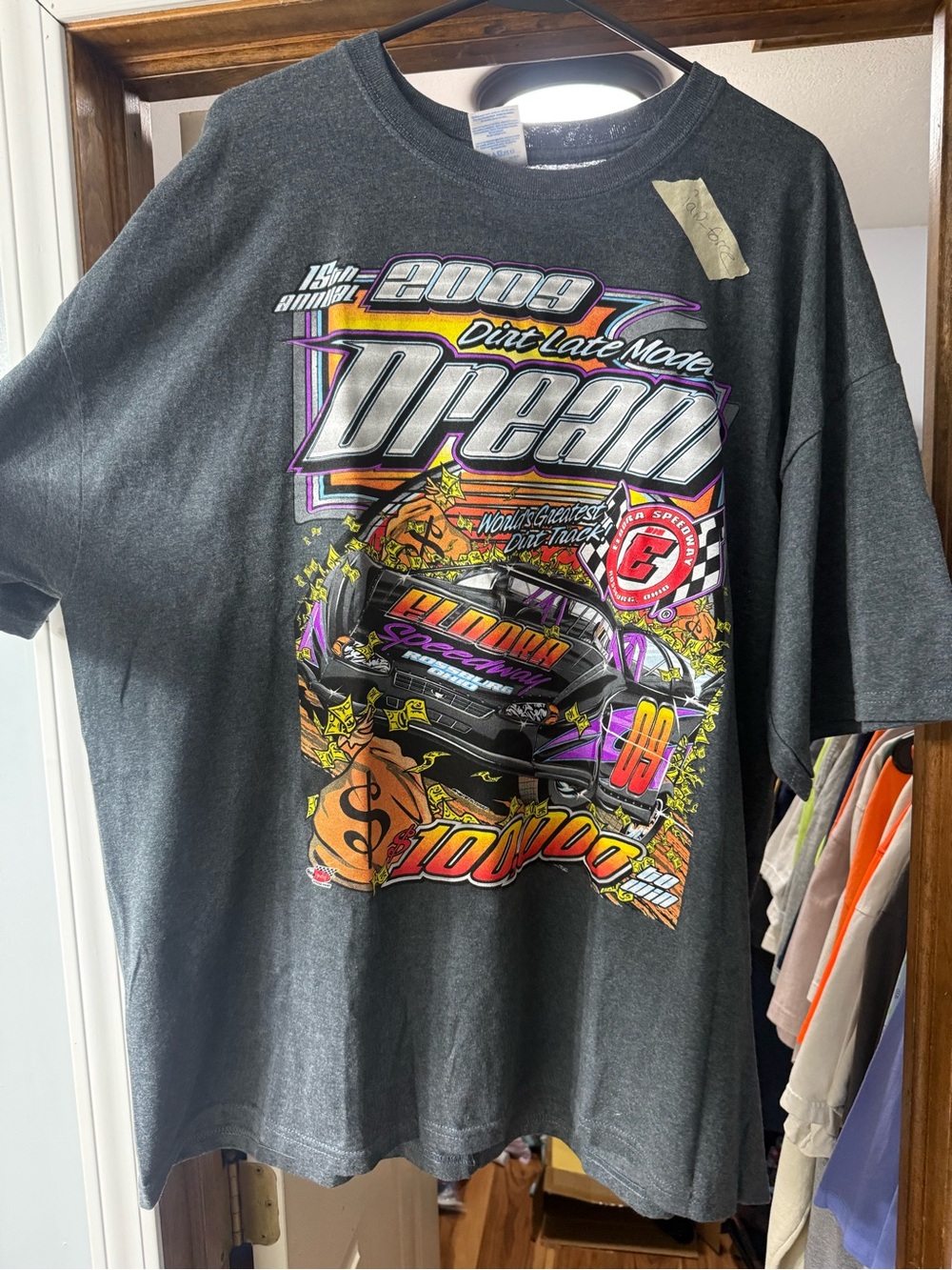 Gildan Black Short Sleeve Dream 2000 Dirt Late Model Graphic Tee